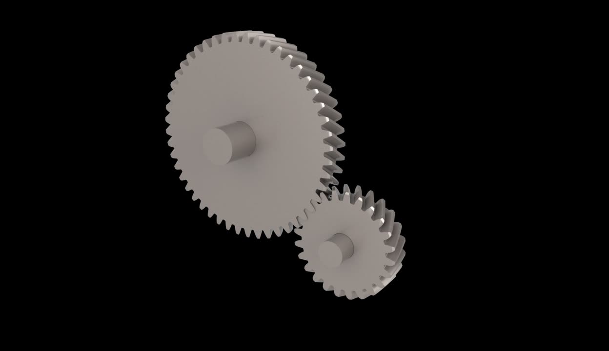 solidworks斜齿轮垂直啮合(图1)